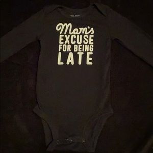 Okie Dokie Baby Onsie funny size 18 months black